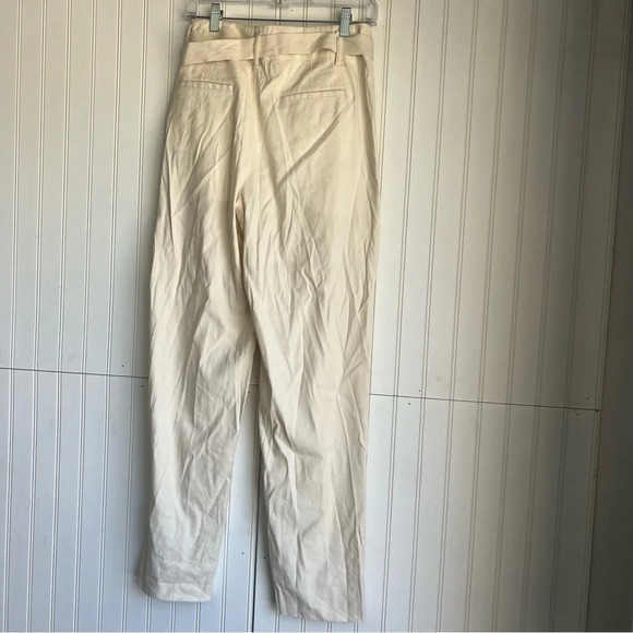 Rag & Bone Size 2 Roxie Linen Pant in Light Dove - Picture 9 of 9